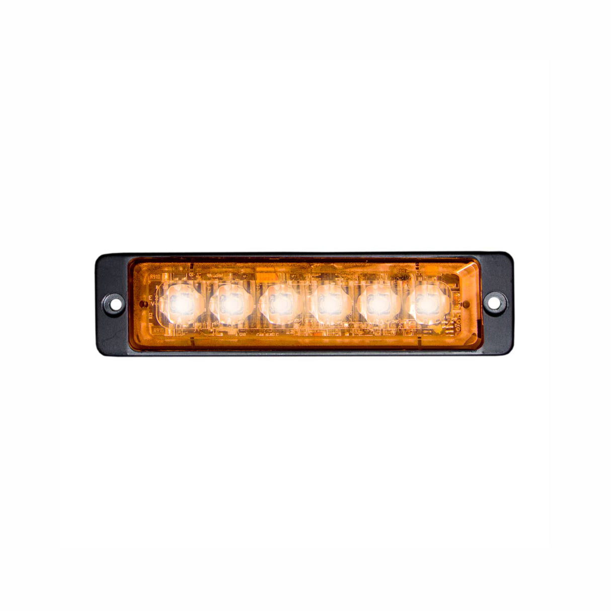 Blixtljus Strands Strobe Light Slim, 6 LED, Orange