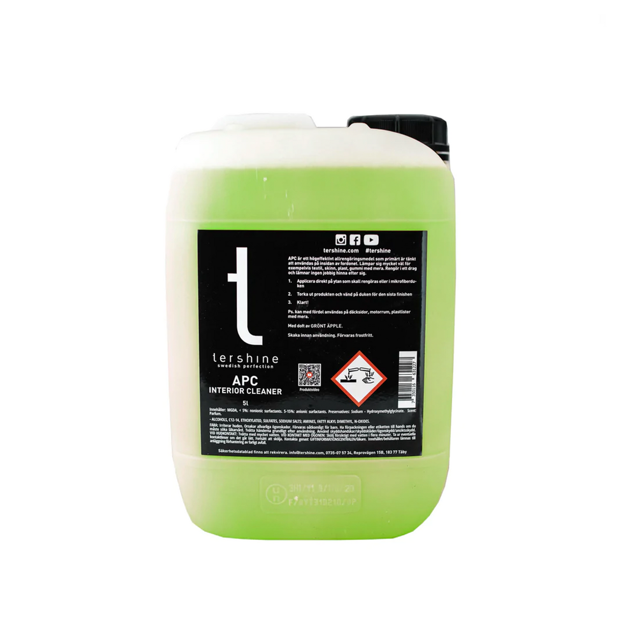 Allrengöring tershine APC Interior Cleaner Grönt Äpple, 5000 ml