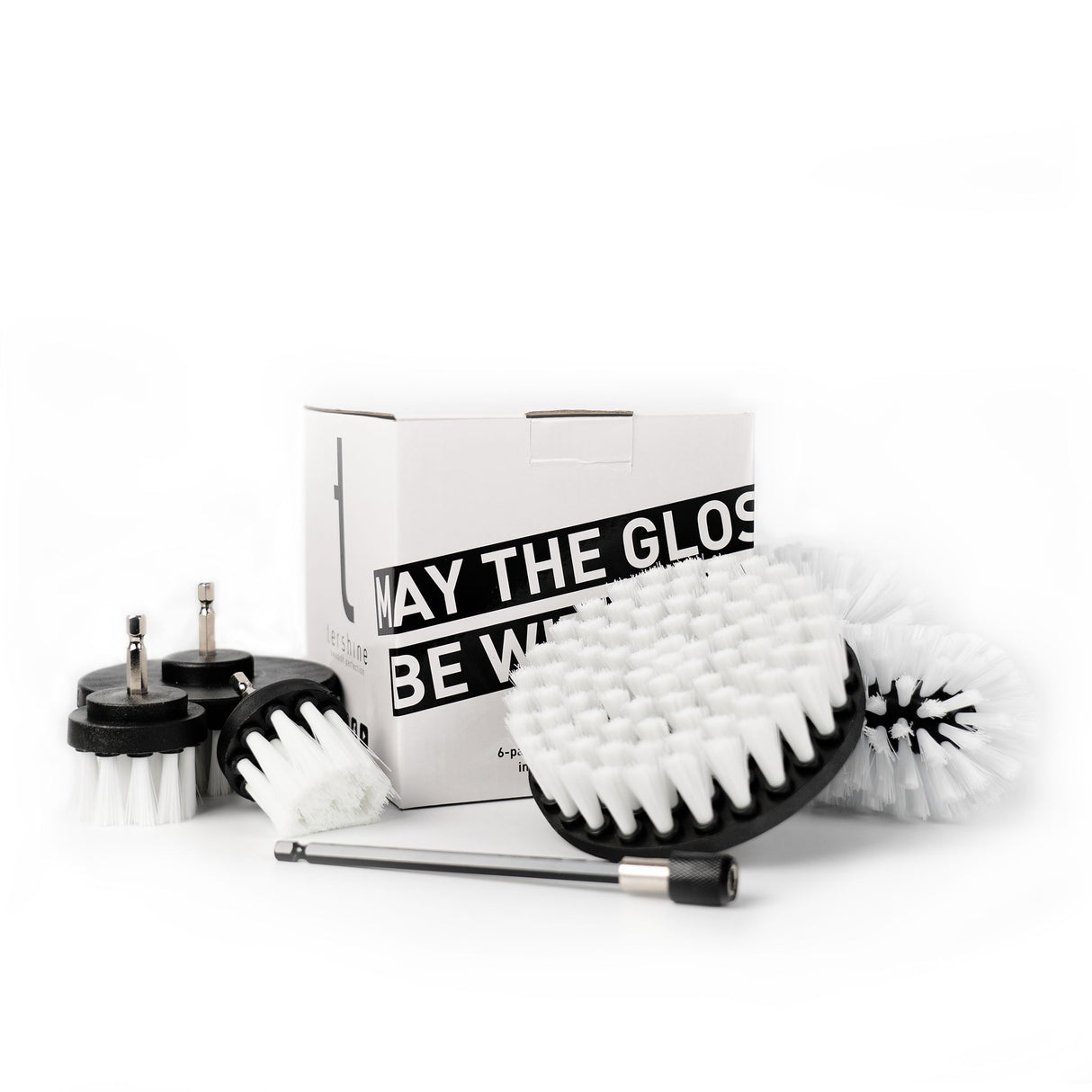 Tygborste tershine Drill Brushes - Medium