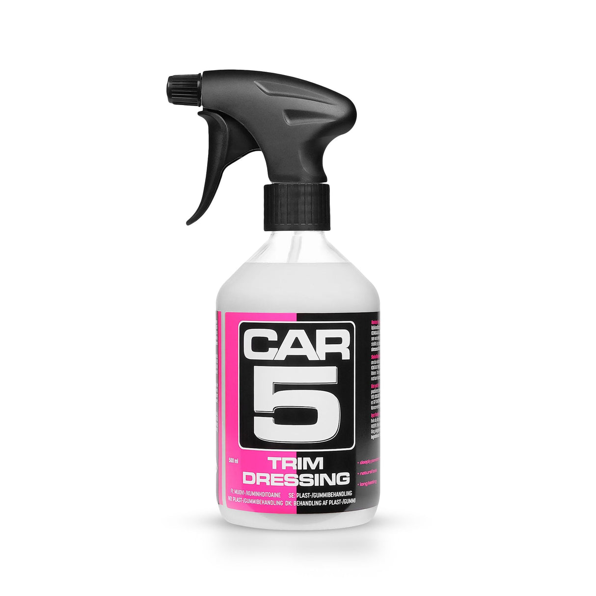 Plastbehandling CAR5 Trim Dressing, 500 ml