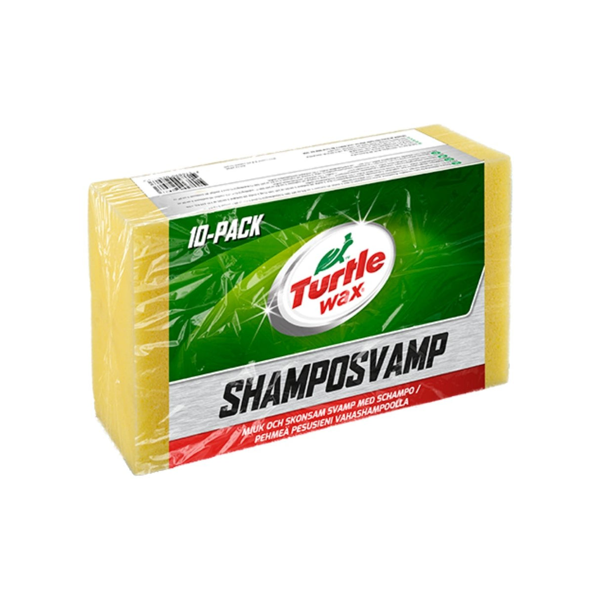 Tvättsvamp Turtle Wax Schamposvamp, 10 st