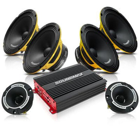 Soundmaxer Kit 65 6,5 tum SPL-högtalarpaket 300 W RMS