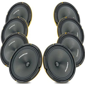 Soundmax 8x8 tum SPL-högtalarpaket 1040 W RMS