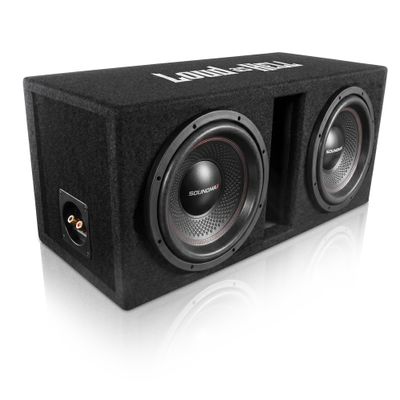 SoundBass portad baslåda med två 12-tums element