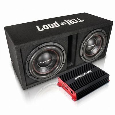 Soundmax BassBox 1500W komplett baspaket