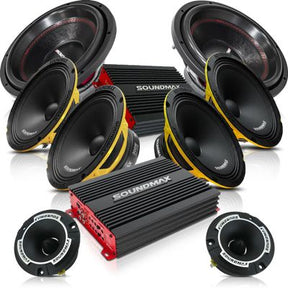 Soundmaxer Full Kit 6,5 SPL-högtalarpaket