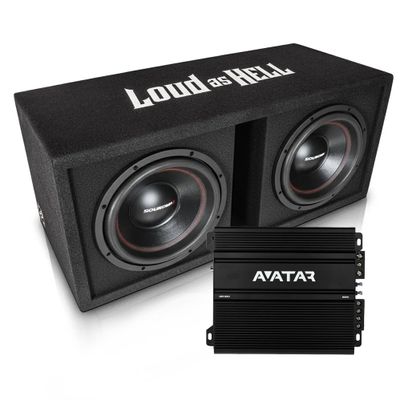Soundmax 2x12" baspaket med dBVox-låda