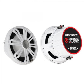 Reiss Audio RS-MTW1037W 10-tums marinsubwoofer med flerfärgad LED