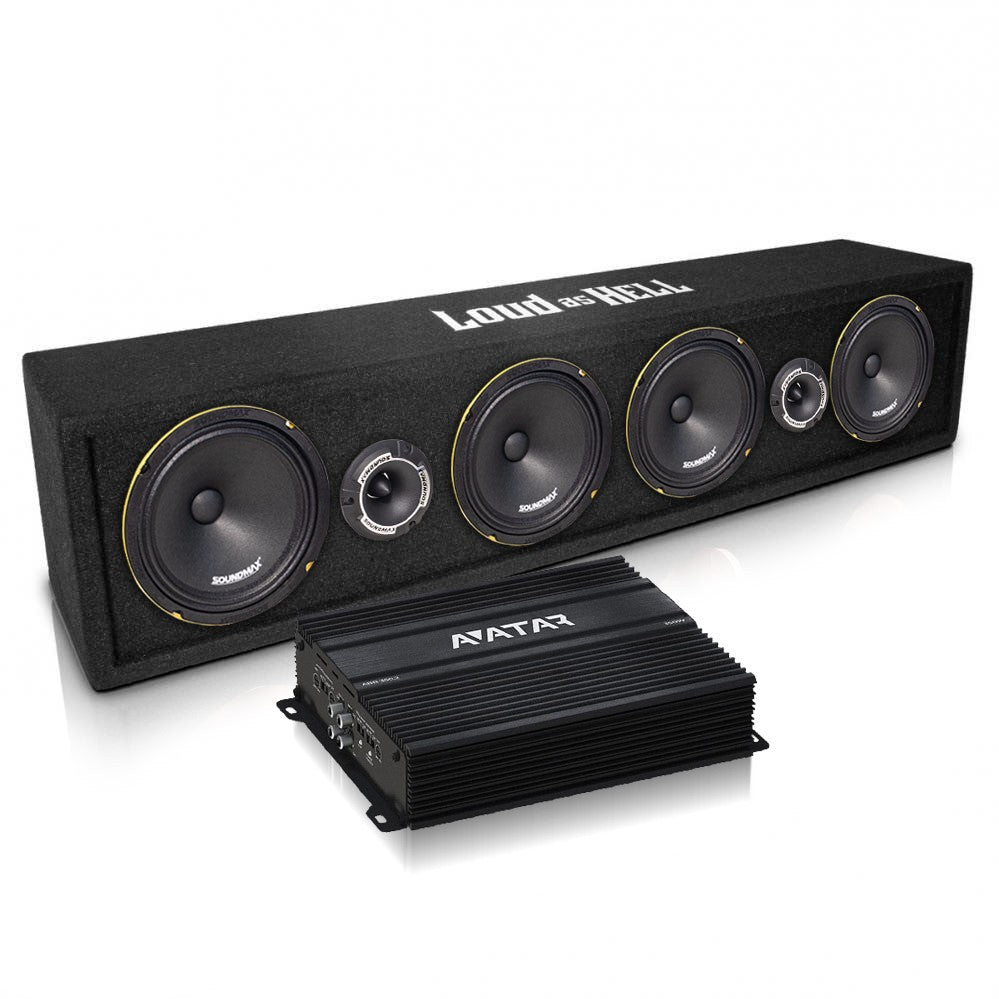 Loud as Hell 4x6,5 tum Ampkit Pro V2 raggarplanka