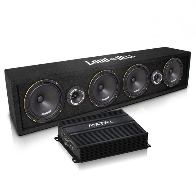 Loud as Hell 4x6,5 tum Ampkit Pro V2 raggarplanka