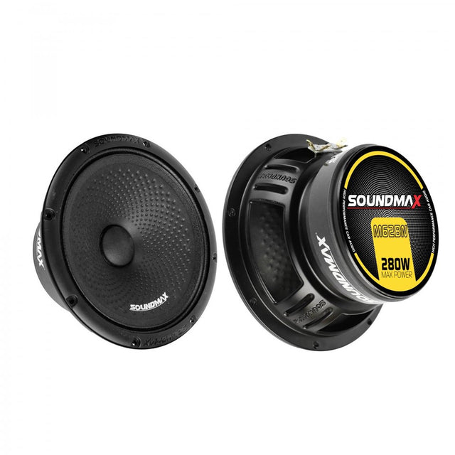 Soundmax SX-M62BN 6,5 tum SPL-mellanregister – par