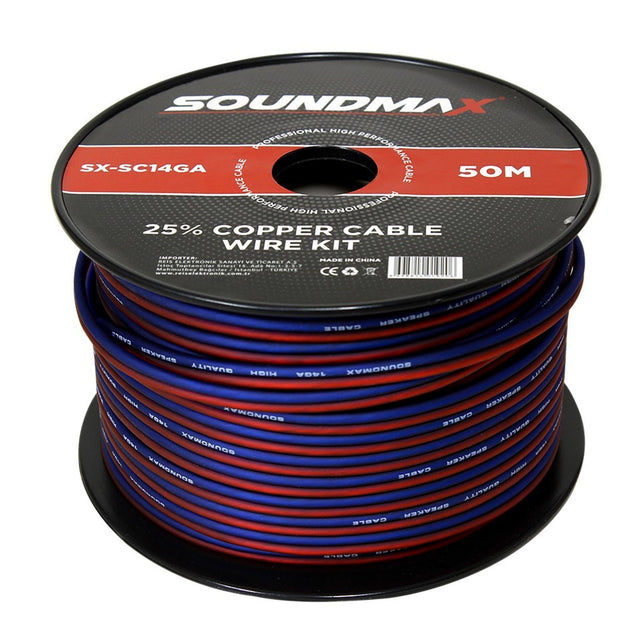 Soundmax SX-SC14GA 4 AWG 20 mm² CCA-strömkabel