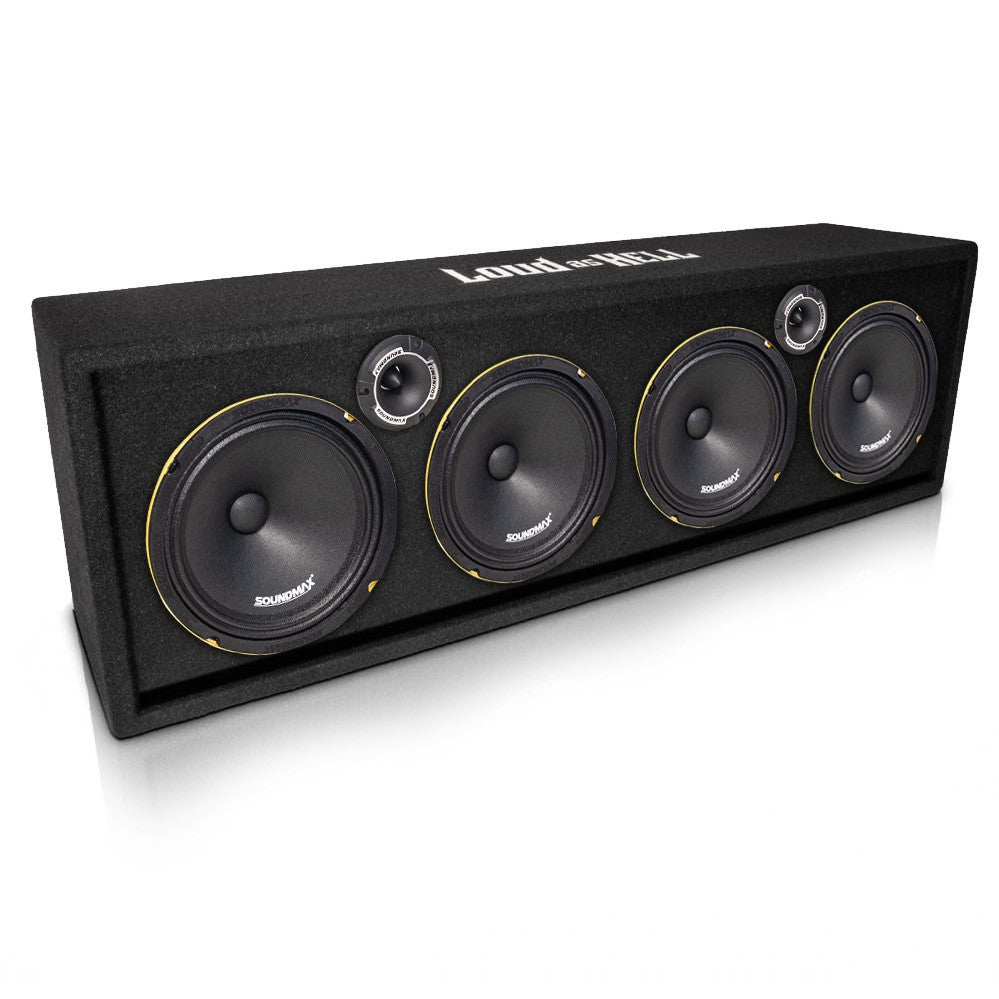 Loud as Hell 4×8 Slotplanka med Soundmax SX-M8XL och SX-TA37