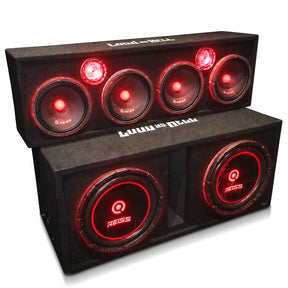 Reiss LoudLight rött ljudstyrt LED-ljussystem
