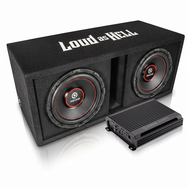 Reiss Bass BoxKit 1000W med Loud as Hell 2x12-baslåda och Reiss-komponenter