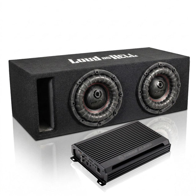 Reiss 2x8 tum RS-RX8.D4 ampkit med portad baslåda och monoblock