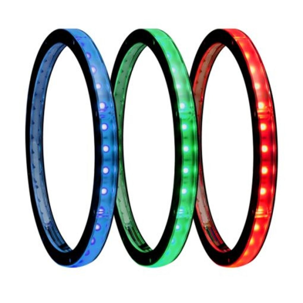 Reiss Audio 16,5 cm RGB LED-ring till högtalare och bas