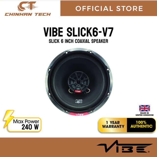 Vibe Slick6-V7 6,5-tums koaxialhögtalare