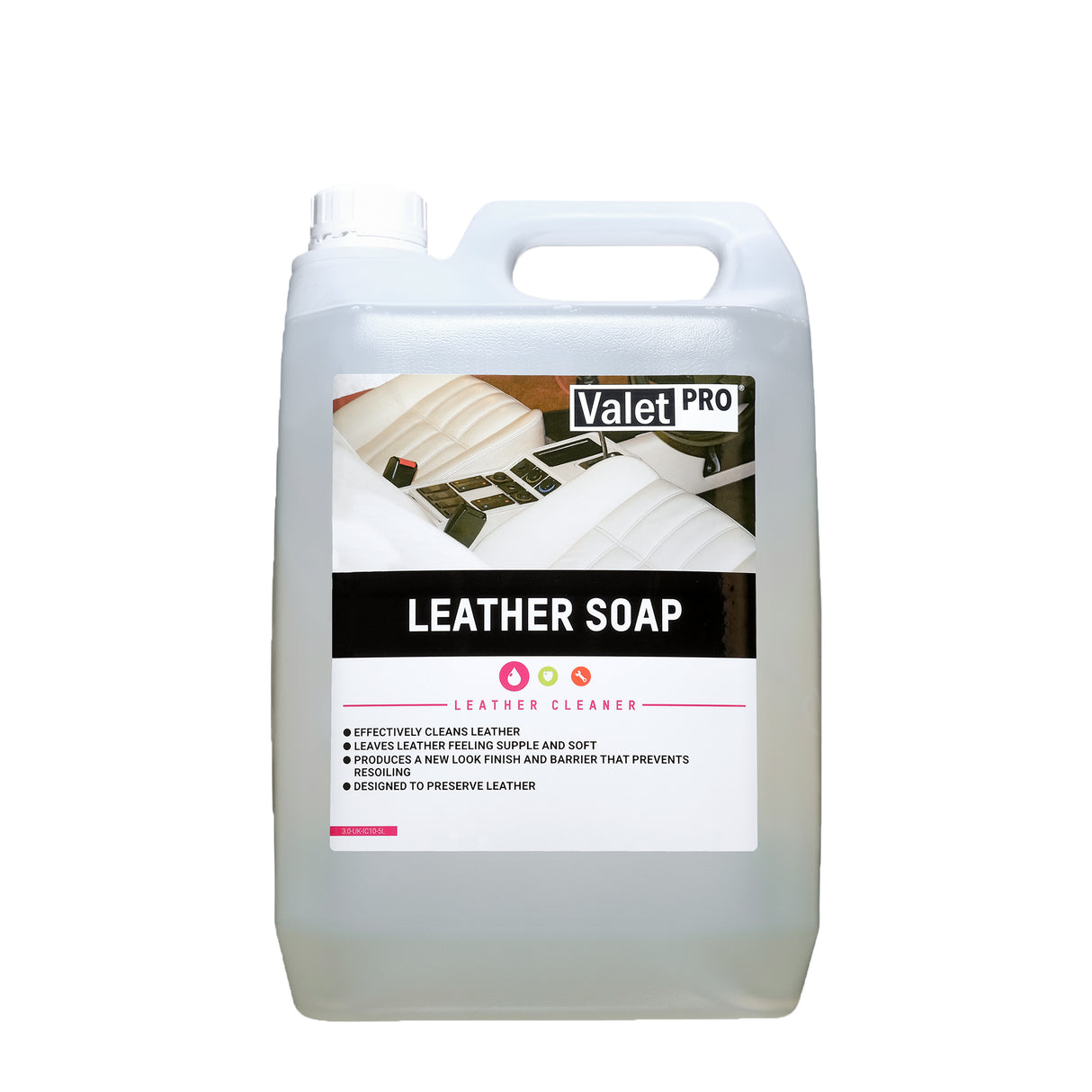 Läderrengöring ValetPRO Leather Soap, 5000 ml / Dunk