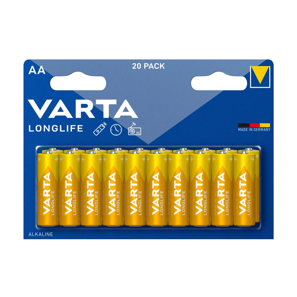 AA-batteri VARTA Long Life, 20 st