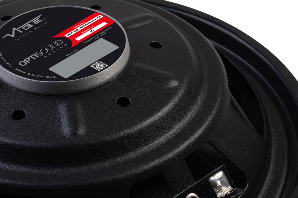 Vibe OPTISOUNDBMW84-V3 8-tums BMW undersätesbasar i 4 ohm, par