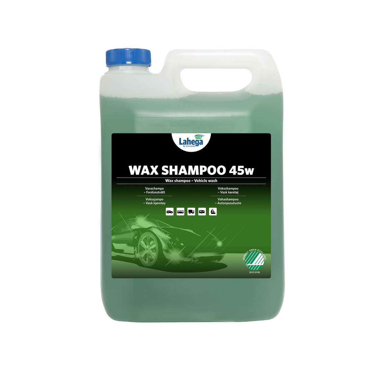 Bilschampo Lahega Wax Shampoo 45w, 5000 ml, 5000 ml