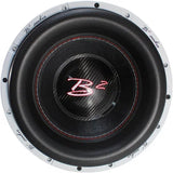 B2 Audio RAGE-serien V4 12" subwoofer, 2000 Watt RMS, Dual 1 Ohm, 3" talspole.