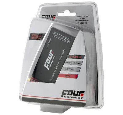 Aktiv hög/lågnivå adapter - Med autostart